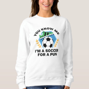 Ich bin ein Fußball für eine Pause Sweatshirt