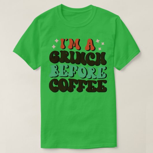 Ich bin ein G vor Kaffee T-Shirt (Design vorne)