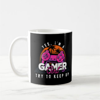 Ich bin ein Gamer Girl Niedlich Gamer Player Joyst Kaffeetasse