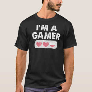 Ich bin ein Gamer Heart Lives Gaming Proud Video G T-Shirt
