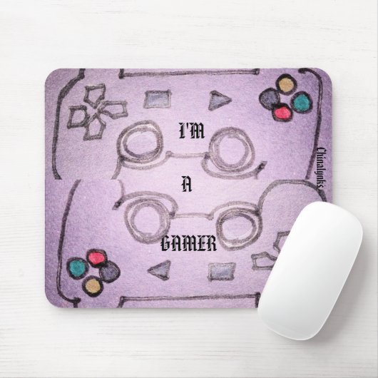 ICH BIN EIN GAMER MOUSEPAD (Mit Mouse)