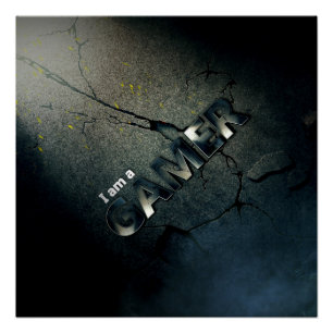 Ich bin ein Gamer Poster