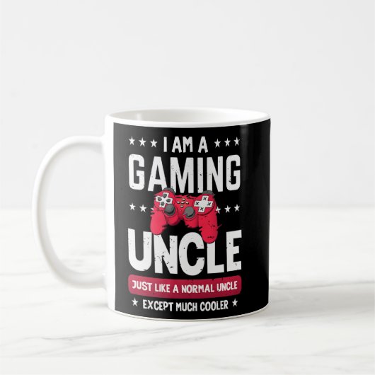 Ich bin ein Gaming Uncle Favorite Best Uncle Kaffeetasse (Links)