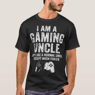Ich bin ein Gaming Uncle Funny Video Gamer Gift Vi T-Shirt