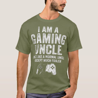 Ich bin ein Gaming Uncle Video Gamer Geschenkvideo T-Shirt