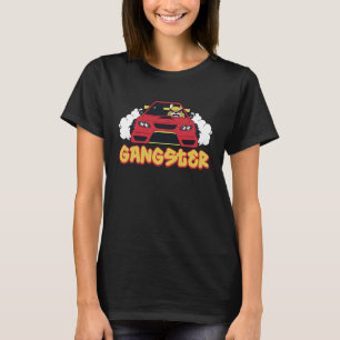 Ich bin ein Gangster Dog Rapper Music Gangsta Rap T-Shirt