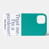 Ich bin ein Gärtner Case-Mate iPhone Hülle (Rückseite (Horizontal))