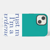 Ich bin ein Gärtner iPhone Hülle (Rückseite (Horizontal))