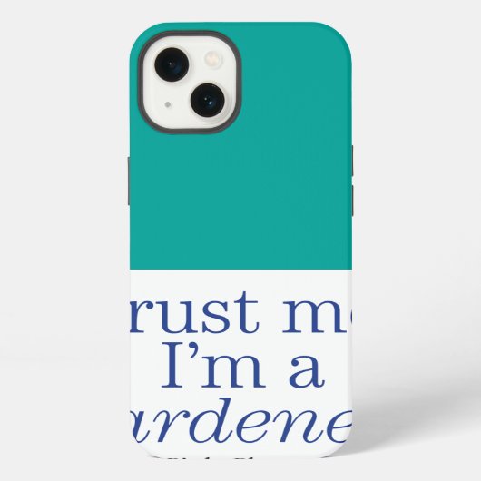 Ich bin ein Gärtner iPhone Hülle (Rückseite)