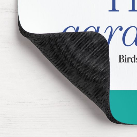 Ich bin ein Gärtner Mousepad (Ecke)