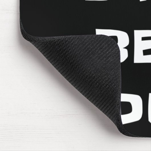 Ich bin ein gebackener Bean Duh Fun Lazy Easy Hall Mousepad (Ecke)