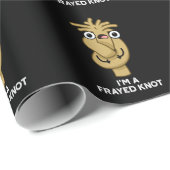 Ich bin ein gefragter Knot Funny Rope Pun Dark BG Geschenkpapier (Rolleneckpunkt)