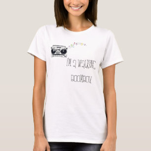 Ich bin ein gehendes Boombox T-Shirt