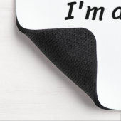 Ich bin ein Geist-Funny-White-Lie-Party Mousepad (Ecke)
