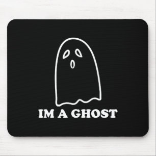 Ich bin ein Geist Spaß Redewendungen Halloween Kos Mousepad