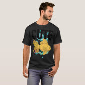 Ich bin ein gelber Fisch T-Shirt (Vorne ganz)