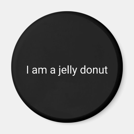 Ich bin ein Gelee-Donut Magnet (Vorne)