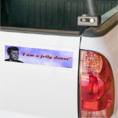 Ich bin ein Geleekrapfen Autoaufkleber (Auf Lkw)