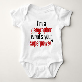 Ich bin ein Geograph, was Ihre Supermacht ist? Baby Strampler