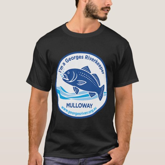 Ich bin ein Georges Riverkeeper - Mulloway T-Shirt (Vorderseite)