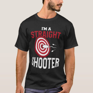 Ich bin ein gerader Shooter, der Vater Baby ankünd T-Shirt