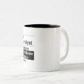 Ich bin ein Geschäfts-Analytiker Zweifarbige Tasse (VorderseiteRechts)