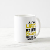 Ich bin ein Geschenk des Abschlusses Kaffeetasse (VorderseiteRechts)