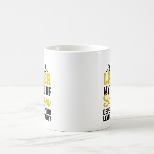Ich bin ein Geschenk des Abschlusses Kaffeetasse (Mittel)