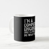 Ich bin ein Geschenk des Informatik-Ingenieurs Kaffeetasse (Vorderseite Links)