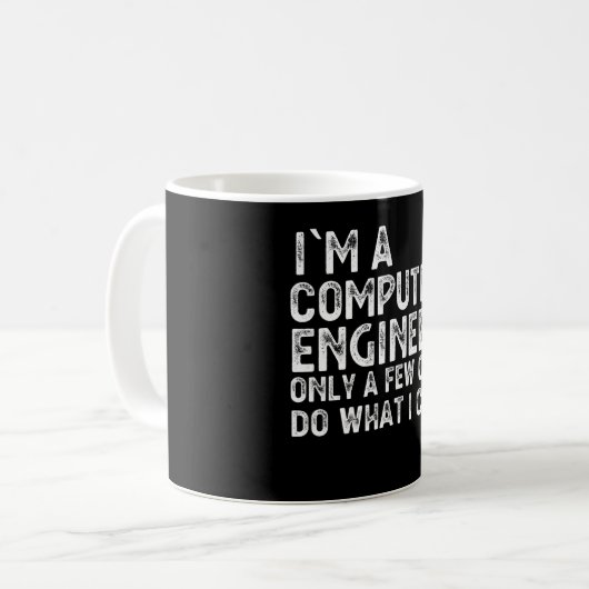 Ich bin ein Geschenk des Informatik-Ingenieurs Kaffeetasse (Vorderseite Links)