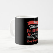 Ich bin ein Geschenk des tattooten Phlebotomisten Kaffeetasse (Vorderseite Links)