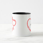 Ich bin ein Geschenk für das Herz der Krankenschwe Tasse (Zentrum)