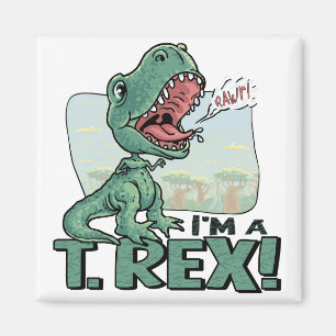 Ich bin ein Geschenk-Ideen T. Rex Dinosaur Magnet