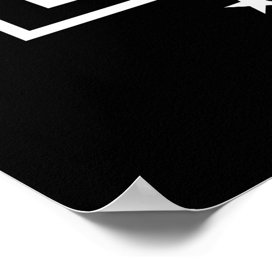 Ich bin ein gesegneter Daddy | Father Gift Poster (Ecke)