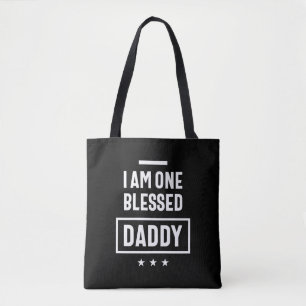 Ich bin ein gesegneter Daddy Father Gift Tasche