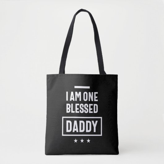 Ich bin ein gesegneter Daddy | Father Gift Tasche (Vorderseite)