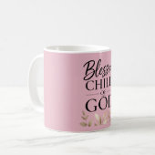 Ich bin ein gesegnetes Kind Gottes Kaffeetasse (Vorderseite Links)
