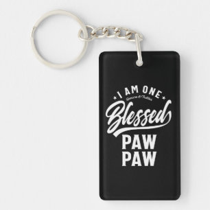 Ich bin ein gesegnetes Pawpaw-T - Shirt-Geschenk Schlüsselanhänger
