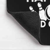 Ich bin ein gespaltener Typ Bowling Player - Funny Mousepad (Ecke)