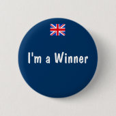 Ich bin ein Gewinner Button (Vorderseite)