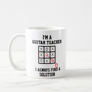 Ich bin ein Gitarrenlehrer, ich finde immer eine L Kaffeetasse