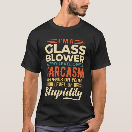 Ich bin ein Glasbläser T-Shirt (Vorderseite)
