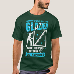 Ich bin ein Glaser-Fensterglas-Installateur-Gesche T-Shirt