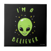 Ich bin ein Gläubiger Fliese (Vorderseite)