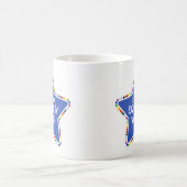Ich bin ein gleichberechtigter Wähler! LGBTQ+ Rain Kaffeetasse (Mittel)