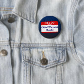 Ich bin ein globaler Erwärmungs-Skeptiker Button (Beispiel)
