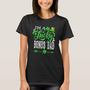 Ich bin ein glücklicher Bonus Vater Kleeblatt St P T-Shirt