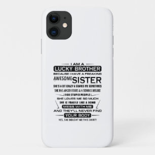Ich bin ein glücklicher Bruder Geschenke für Brude Case-Mate iPhone Hülle