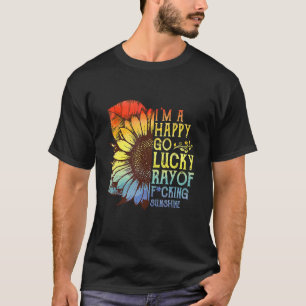 Ich bin ein glücklicher glücklicher Go-Glücksbring T-Shirt