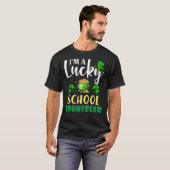 Ich bin ein glücklicher Schulberater, irisches Kle T-Shirt (Vorne ganz)